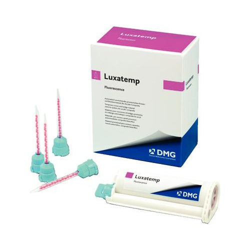 DMG 110588 Luxatemp Fluorescence Temporary Crown & Bridge Material B1 76 Gm DMG 110588 Luxatemp Fluorescence Temporary Crown & Bridge Material B1 76 Gm